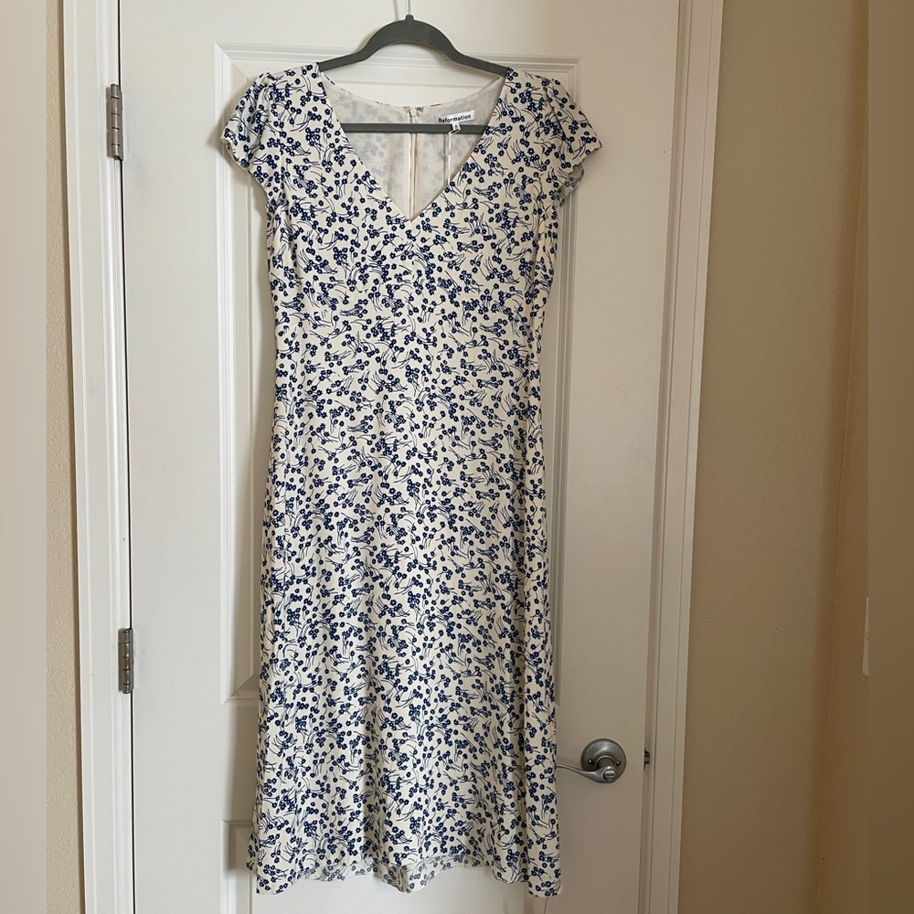 Reformation Iva Dress - Santorini Size 6